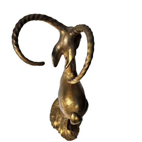 RARE Freeman McFarlin George Good Ibex Antelope Deer Gold Figurine - Picture 12 of 12